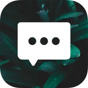 Photo Of A Ios14 Icons ? Template Design With A White Speech Bubble With Three Black Dots On It Ios14 Icons Template