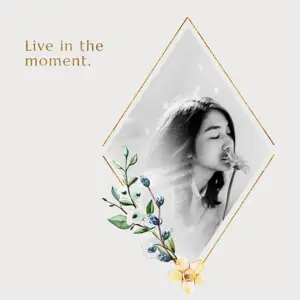 Gold luxury influencer Instagram post template   