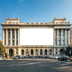 Bold and Bright billboard in Rome billboard template