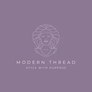 Minimalist illustrated feminine logo