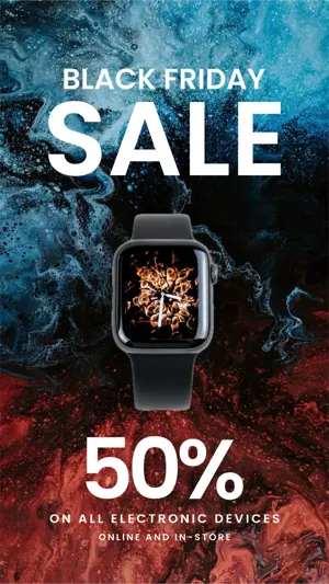 Black Friday sale still story template 