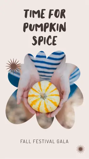 FALL FESTIVAL GALA hello October Story template