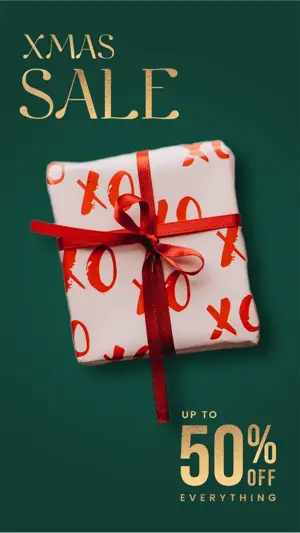 green gift Christmas holiday magic product sale Instagram story template