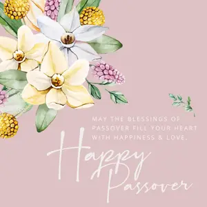  passover holiday greetings instagram post template 