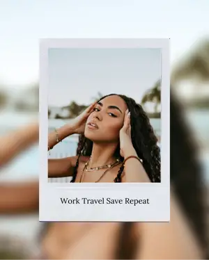 Blue Simple Photo Collage Polaroid Frame Instagram Post Blue Simple Photo Collage Polaroid Frame Instagram Post