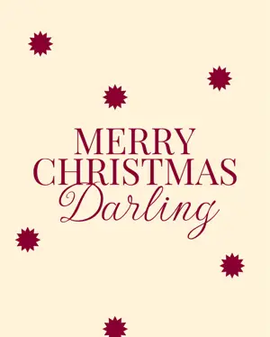 Minimalist yellow and redChristmas cards templates 