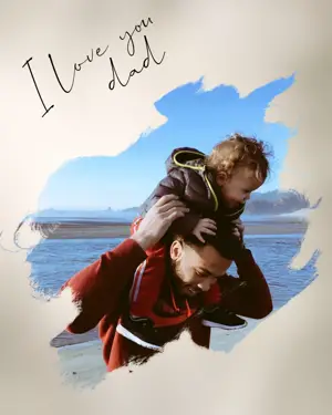 White Minimalist Father'S Day Instagram Post