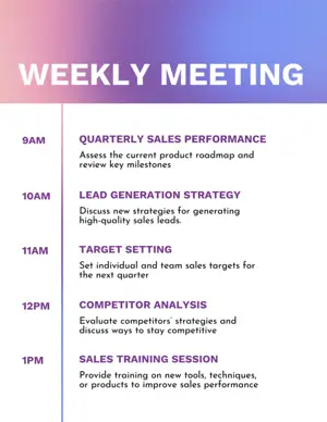 Corporate general meeting agenda template