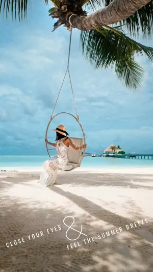 summer vacation instagram story template