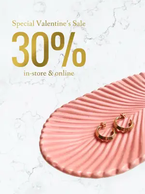 Valentine’s magic photo jewelry sale instagram post template