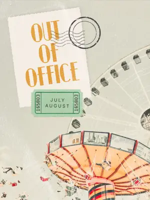 Retro vibe summer instagram post template