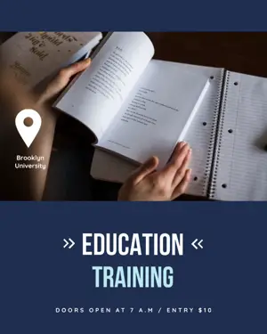 A Stack of notebooks back to school instagram template