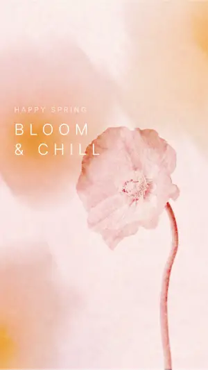 a grainy flower background Spring Story Template