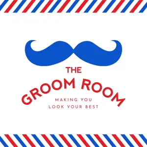 Barber shop mustache icon logo