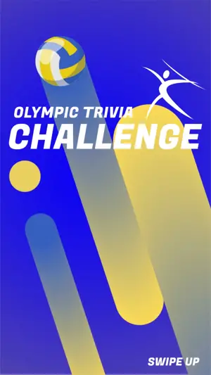 Olympics games trivia challenge instagram story template 