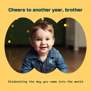 Celebrating the day you came into the world sunny afternoon Instagram Post template