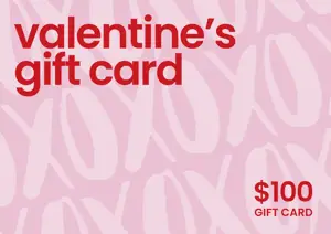 pink valentine gift card voucher template