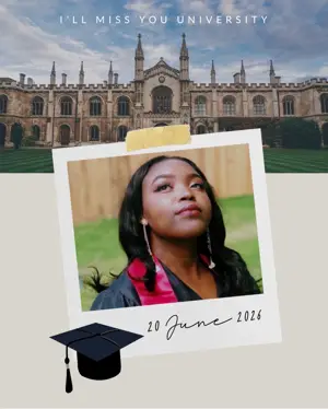 A Picture Of A Woman In A Graduation Cap And Gown Graduation Template