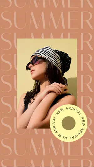 new arrival summer fashion instagram story template