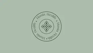 The Logo For A Health Center Business Card Template