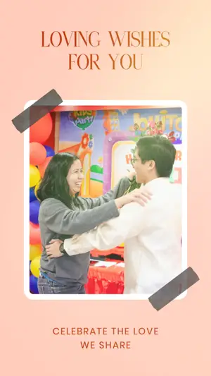 CELEBRATE THE LOVE WE SHARE sunset dreams Story template