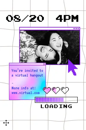 virtual event invitation template