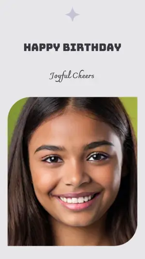 Joyful Cheers urban chic Story template