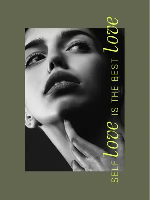 Minimalist quote Instagram post template