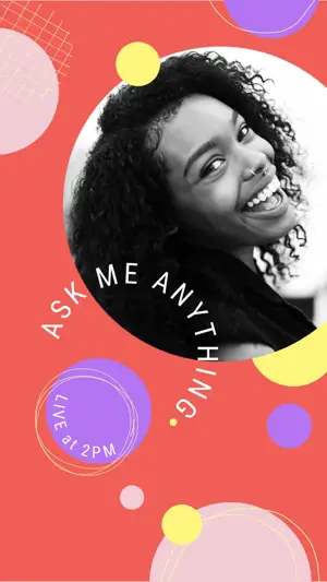 Happy Woman Smiling Instagram Template Story