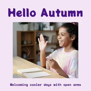 Welcoming cooler days with open arms berry harvest template