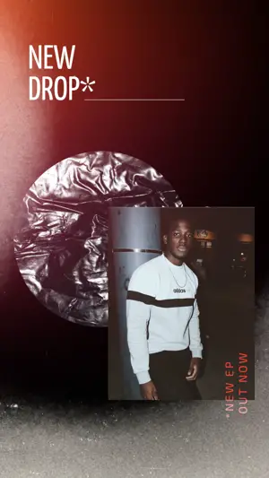 A Man Standing In Front Of A Metal Object Nylon Story Template