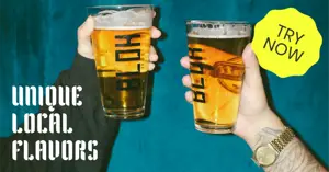 Beer brew facebook ad template