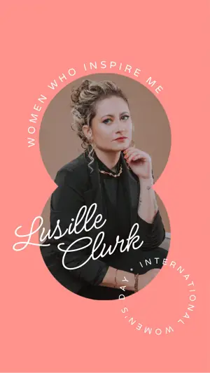  inspiring woman pink Women’s Day Template