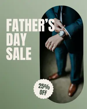 Father’s Day  sale Instagram post template