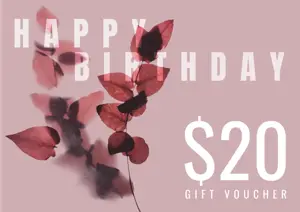 birthday gift card voucher template