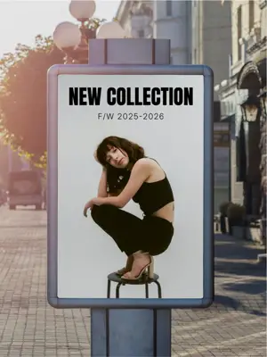 Sign mock-up fashion ad Instagram post template