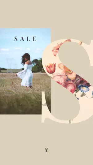 Woman Outdoors In A Field Sale Flyer Template