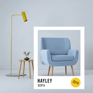 minimalist home décor Magic frame sofa template