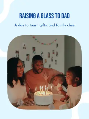 A day to toast, gifts, and family cheer nautical adventure Portrait template