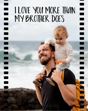 A Card With A Picture Of A Man Holding A Baby Father S Day Template