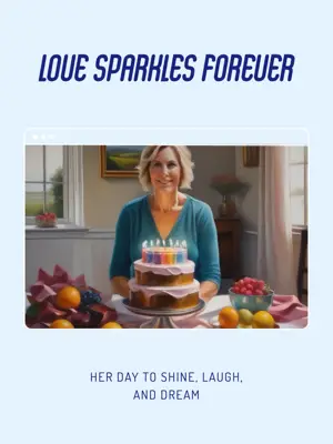 HER DAY TO SHINE, LAUGH, AND DREAM morning dew Portrait template