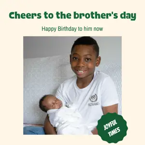 Joyful Times forest whisper Instagram Post template