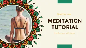 Meditation Turotial Mandala Graphics Thumbnail Templates