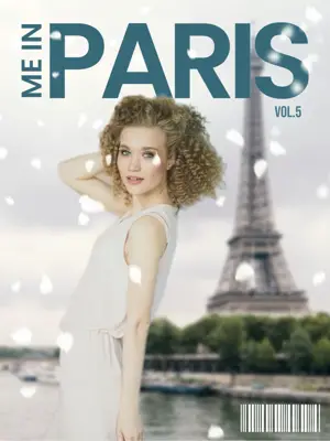 Emily in Paris magazine cover magic template 
