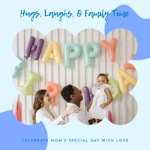 CELEBRATE MOM'S SPECIAL DAY WITH LOVE ocean breeze template