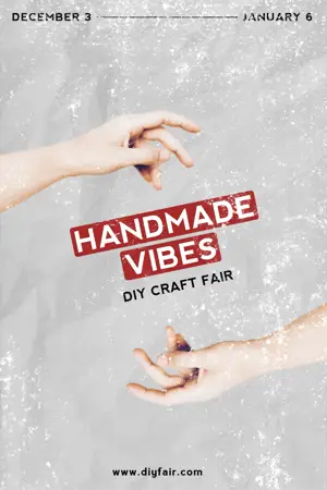 DIY workshop grunge poster template