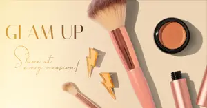 Makeup facebook ad template