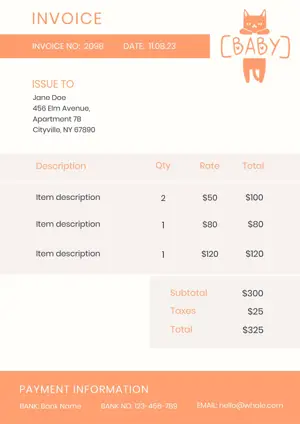  small business green invoice template 