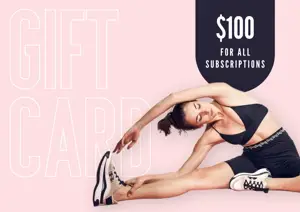 gift card voucher gym fitness template