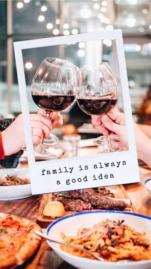 A Group Of People Sitting At A Table With Plates Of Food Template